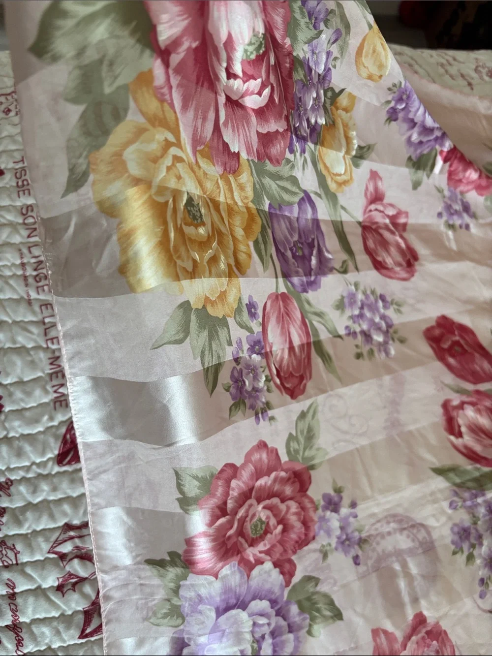 VINTAGE SILK Scarf Bundle and Cotton Handkerchief (Pierre Cardin/Nina Ricci)